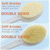 Picture of Shower Brush with Soft and Stiff Bristles,20.5" Extra Long Handle Dual-Sided Back Scrubber Bath Brush Body Exfoliator for Wet or Dry Brushing (Extra Long Handle)