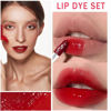Picture of 6 Colors Lip Tint Stain Korean Lip Gloss, Matte Velvet Lip Tint Natural Plumping Lip Stain, Multi-Use Lip and Cheek Tint Mini Liquid Lipstick, Long lasting Non-Stick Cup Waterproof, Lip Color Makeup