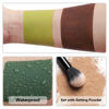 Picture of BOBISUKA Brown Face and Body Paint Stick, Chocolate Brown Eye Black Stick for Sports, Waterproof Oil-based Painting Kit for Halloween SFX Camo Cosplay Special Effects Costume Parties Makeup