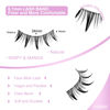 Picture of Fairy Lashes Manga Lashes Yasnai Clear Band False Eyelashes Wispy Lashes Fake Lashes Natural Look Eyelashes Wet-Look Spiky Anime Strip Lashes 7 Pairs Pack