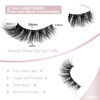Picture of Cat Eye Mink Lashes Fluffy Eye Lashes Natural Look, Yasnai Wispy False Eyelashes Volume Thick Lashes Fake Lashes Natural Eyelashes 9 Pairs Pack 3D Faux Mink Eyelash