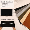 Picture of Sefiinh Wide Headbands For Women Stretch Headband Boho Head Bands Women's Hair Band Turban Workout Hairband Accessories 6 Pack