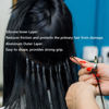 Picture of NIACONN 1000pcs Microlink Beads 4mm Silicone Lined Hair Tinsel Beads Micro Link Rings for Hair Extension - Black
