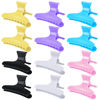 Picture of Ondder 12 Pack Butterfly Hair Clamps Clips Hair Claw Clips Salon Pro Section Clip for Styling, Sectioning, Cutting, Coloring Large Hair Clips Hairdressing Salon Tool Hair Accessories for Women Girls