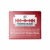 Picture of VIKINGS BLADE Double Edge Safety Razor Blades, 50x Blades, Swedish Steel + Platinum Coated, Replacement Razor Blades & Refills (Semi-Aggressive & Safe)