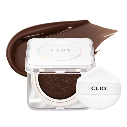Picture of CLIO Kill Cover Founwear Cushion The Original I 20 Shades, Korean Cushion Foundation, Cushion Make Up, Full& High Coverage, Airy Satin, Natural Matte Finish Look (45C DEEP COCOA, One Size)