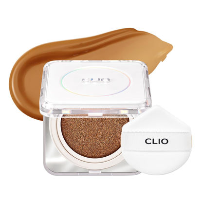 Picture of CLIO Kill Cover Founwear Cushion The Original I 20 Shades, Korean Cushion Foundation, Cushion Make Up, Full& High Coverage, Airy Satin, Natural Matte Finish Look (34C PECAN, One Size)