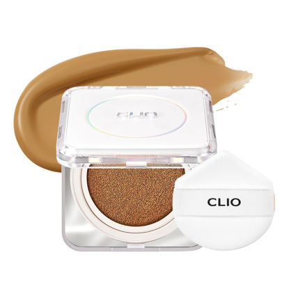 Picture of CLIO Kill Cover Founwear Cushion The Original I 20 Shades, Korean Cushion Foundation, Cushion Make Up, Full& High Coverage, Airy Satin, Natural Matte Finish Look (32W ALMOND, One Size)