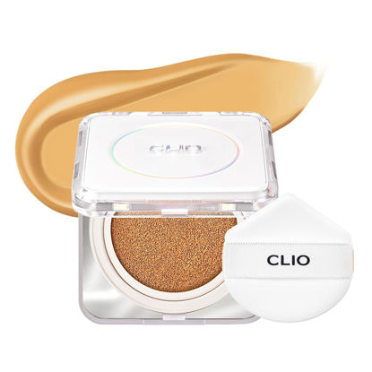 Picture of CLIO Kill Cover Founwear Cushion The Original I 20 Shades, Korean Cushion Foundation, Cushion Make Up, Full& High Coverage, Airy Satin, Natural Matte Finish Look (26W CHEESE, One Size)