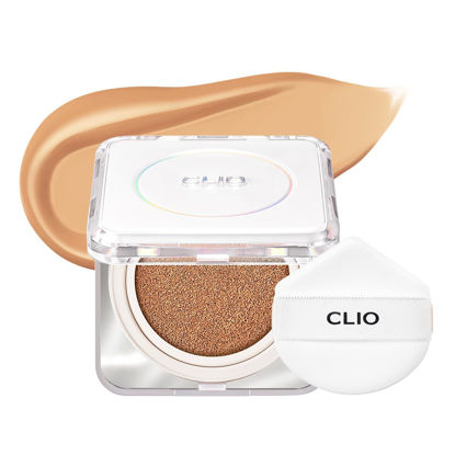 Picture of CLIO Kill Cover Founwear Cushion The Original I 20 Shades, Korean Cushion Foundation, Cushion Make Up, Full& High Coverage, Airy Satin, Natural Matte Finish Look (26C SHELL BEIGE, One Size)