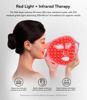 Picture of INIA Red Light Therapy Mask for Face, Glow Wireless LED Face Mask Light Therapy with Near-Infrared Red Light (NIR), Rechargeable and Ergonomic Design for Home & Travel(Pink)