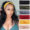 Picture of XTREND 6 Pcs Women's Headbands Twisted Cross Elastic Headbands Yoga Workout Headbands Non-Slip Sweat Soft Headbands Solid Color Simple Versatile Hair Accessory Headbands
