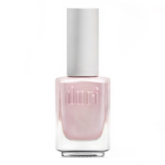 Picture of duri Nail Polish, 752 Aha Moment, Pearl White Shimmer, Semi Sheer, Fashion Classic, Wedding Design, Full Coverage, Fast Drying, Long Lasting, Easy to Apply, 0.45 Fl Oz