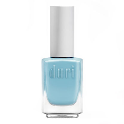 Picture of duri Nail Polish, 453 Hot Ice, Wedding Blue French Manicure, Sheer Coverage, Glossy Finish, Fast Drying, 0.45 Fl Oz , by Duri Cosmetics