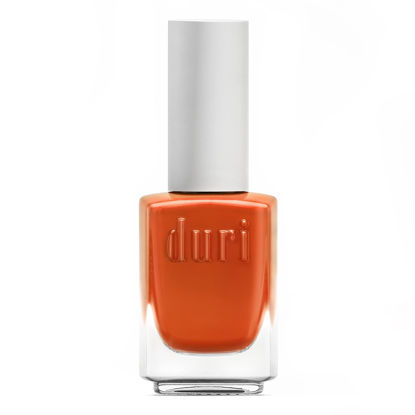 Picture of duri Nail Polish, 781 Uninhibited, Vibrant Fresh Orange, Full Coverage, Glossy Finish, 0.45 Fl Oz