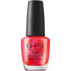 Picture of OPI Nail Lacquer Nail Polish Opaque Bright Red Shimmer Chip Resistant Nail Polish Vegan, Fast Drying, Streak Free
