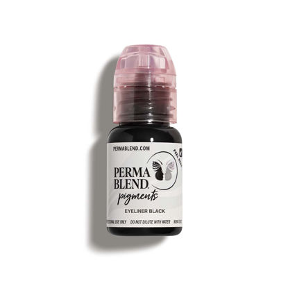 Picture of Perma Blend - Eyeliner Black - Microblading Ink for Permanent Eyeliner - Professional Tattoo Ink - Bold Black Tattoo Ink Makeup & Eyeliner, Vegan (0.5 oz)