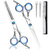 Picture of YUQGAOP Hair Cutting Scissors Set, Professional Stainless Cutting Hair Scissors, Barber Hair Cutting Scissors Thinning Shears Sharp Blades Hairdresser Haircut for Women/Men/Kids