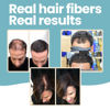 Picture of Hair Illusion Dark Brown Real Hair Fibers for Thinning Hair - 100% Natural Texture, Non Synthetic Hair Fibers - Bald Spot Cover Up for Women & Men - 38 Gram
