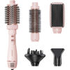 Picture of Wavytalk Hair Dryer Brush Set, 5-in-1 Blow Dryer Brush with Oval Blowout Brush, Blowout Thermal Brush, Paddle Brush, Concentrator and Diffuser for Fast Drying and Styling in One Step, Pink