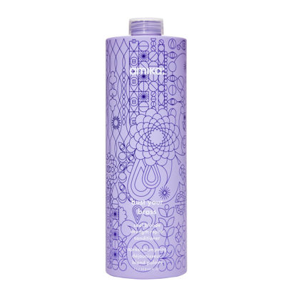 Picture of amika bust your brass cool blonde strength repair conditioner, 1000ml