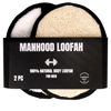 Picture of Rugged Natural Shower Loofah for Men - Tough Eco-Friendly Exfoliating Body Scrubbers, Durable & Gentle Terry Towel Cloth pad for Manly Skin Care - Lufas, Luffa, Loufas Sponges