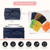 Picture of Tobeffect 7'' Wide Headbands for Women, Extra Large Turban Headband Boho Hairband Cloth Thick Head Bands Hair Accessories, 6 Pack