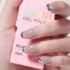 Picture of AILLSA Nude Gel Polish Edinburgh Grey Translucent Gel Nail Polish Light Color Jelly Gel Polish Long Lasting Warm Gray Neutral Nails Soak Off U V Gel for Nail Art at Home Valentine Gift 0.51 Oz GB132