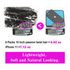 Picture of 2 Pack Passion Twist Crochet Hair 10 Inch Natural Black Pre-twisted Short Passion Twist Hair, Pre Looped Passion Twist Crochet Braids Bohemian Crochet Hair
