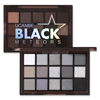 Picture of UCANBE Smokey Black Eyeshadow Palette, 15 Colors Dark Shimmer Matte Metallic Makeup Pallet, High Pigmented Gray Silver Sombras De Ojos Kit for Daily and Halloween