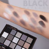 Picture of UCANBE Smokey Black Eyeshadow Palette, 15 Colors Dark Shimmer Matte Metallic Makeup Pallet, High Pigmented Gray Silver Sombras De Ojos Kit for Daily and Halloween