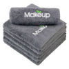 Picture of Orighty Makeup Remover Wash Cloths - Super Soft & Quick Dry Microfiber Face Towel, Absorbent Washcloths for Cleansing, Fingertip Face Towels for Makeup Removal, 13 x 13 inch, Pack of 1, 6 Count, Grey