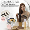 Picture of Heat Resistant Mat - Iron Mat - Curling Iron Holder - Silicone Heat Resistant Mat - Makeup Mat - Hot Tools Mat - Hot Tools Flat Iron Holder