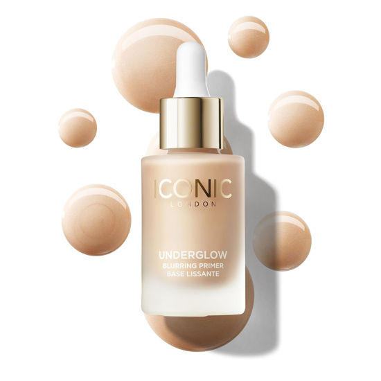Picture of ICONIC LONDON Underglow Blurring Primer | Blurs Imperfections and Gives Skin a Radiant Glow, Cruelty-Free, Vegan Makeup, 0.91 Fl oz