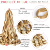 Picture of Luoyudu Curly Braiding Hair,#P27/613 Spanish Curly Braiding Hair for Box Braids 8Packs Bouncy Braiding Hair 24Inch Synthetic French Curl Braiding Hair Extensions(24 Inch,Pack of 8,P27/613)