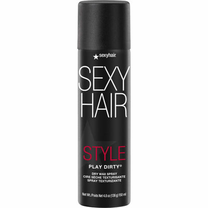 Picture of SexyHair Style Play Dirty Dry Wax Spray, 4.8 Oz | Body and Dimension | Helps Achieve Second-Day Look | All Hair Types