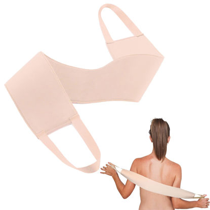 Picture of Lotion Applicator for Back, Self Back Tanning Applicator Back Lotion Applicators Tanning Back Applicator Double Side Used Soft Smooth Even for Lotions Mousses Creams