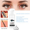 Picture of Shmian Lash Shampoo for Lash Extensions, Lash Fan 50ml Eyelash Foam cleanser with 50 Pcs Eyelash Brush and Rinse Bottle Oil Free/Sulfate Free Eyelash Wash Remover For Eyelash Extension Makeup, Blue