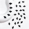 Picture of 100Pcs Black Halloween Miniature Bats Nail Art Charm Cartoon 3D Tiny Resin Bats Nail Art Rhinestones Flat Back Cute Small Nail Jewelry Charms Mini Bats Nail Rhinestone Diamonds for Nails Crafts Decor