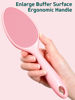 Picture of Sunivaca 2-Sided Glass Foot File Callus Remover Without Drain Stand (Pink)