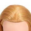 Picture of 20-22" 100% Human hair Mannequin head Training Head Cosmetology Manikin Head Doll Head with free Clamp Stand (Blonde)