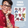 Picture of Savvi - 50 Transformers Temporary Tattoos: Skin-Safe Ink, Great for Halloween and Birthday Parties, Gifts for Boys and Girls Ages 4-12+, Made in the USA [6 sheets, 50 count]