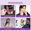 Picture of 3 Pack Tail Comb Carbon Fiber Rat Tail Styling Comb Heat Resistant Anti Static Teasing Comb for Back Combing Root Teasing Adding Volume Evening Styling (Purple)