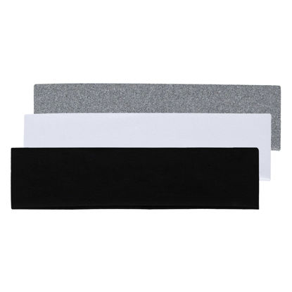 Picture of Yiwafu 3 Pack Yoga Headbands for Women, Non Slip Elastic Sweat Hairbands, Solid Color Head Accessories Headscarves Hair Hoop, Sweat-Absorbing Hairbands for Sports, Fitness, Running