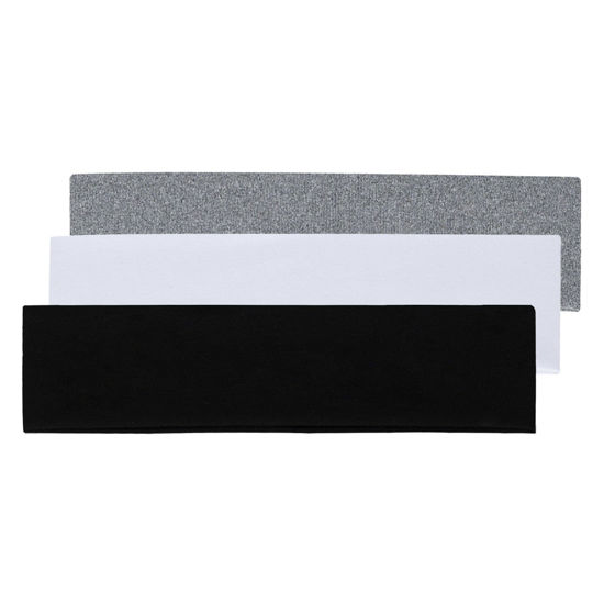 Picture of Yiwafu 3 Pack Yoga Headbands for Women, Non Slip Elastic Sweat Hairbands, Solid Color Head Accessories Headscarves Hair Hoop, Sweat-Absorbing Hairbands for Sports, Fitness, Running