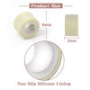 Picture of Vlasy 200Pcs 4mm Silicone Lined Micro Ring Beads for Hair Extensions 5Colors Apply (200Pcs Blonde)