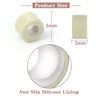 Picture of Vlasy 200Pcs 5mm Silicone Lined Micro Ring Beads for Hair Extensions 5Colors Apply (200Pcs Blonde)