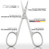 Picture of marQus Curved Cuticle Scissors - Precision Stainless Steel for Manicure & Pedicure, Eyebrow & Eyelash Grooming, Extra Sharp with Premium Storage Case