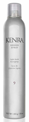 Picture of Kenra Design Spray 9 | Light Hold Hairspray | Tames Frizz & Flyaways | Lightweight, Brushable Formula | All Hair Types | 10 oz