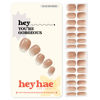 Picture of Heyhae Semi Cured Gel Nail Strips | Sun Cured Gel Nail Wraps No LED Lamp Needed Easy Apply & Remove | Includes 28 strips, 1 Prep Pad, 1 Nail File & 1 Wooden Stick - Hey, You're Gorgeous
